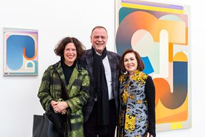 Art Düsseldorf 2019, Opening Night, Petra Schpers (Dorotheum), Thomas and Ingrid Jochheim © Sebastian Drüen